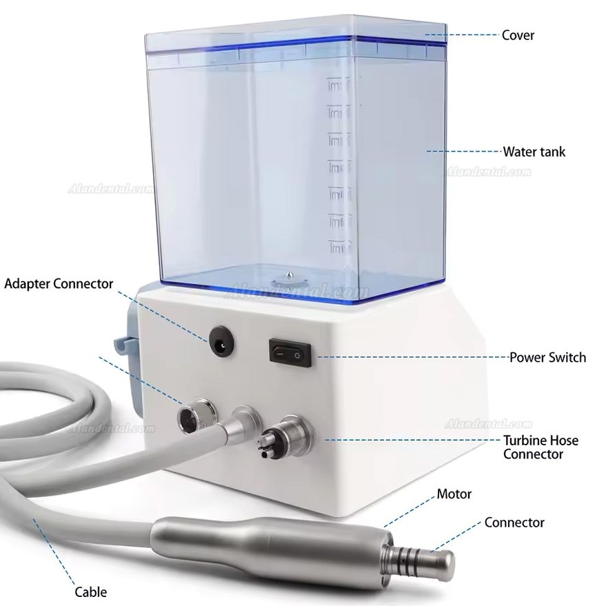 Dental Electric Micro Brushless Motor with Water Tank and Peristaltic Pump